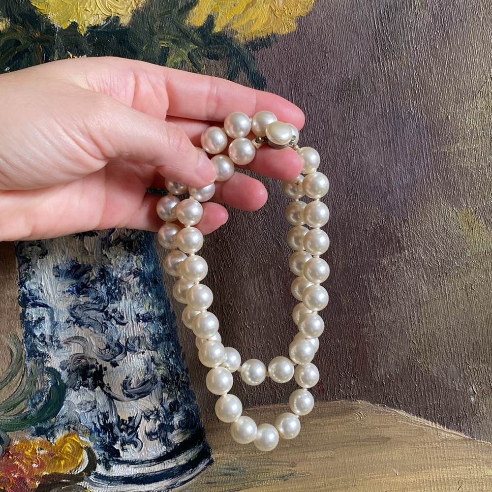 Faux Pearl Necklace